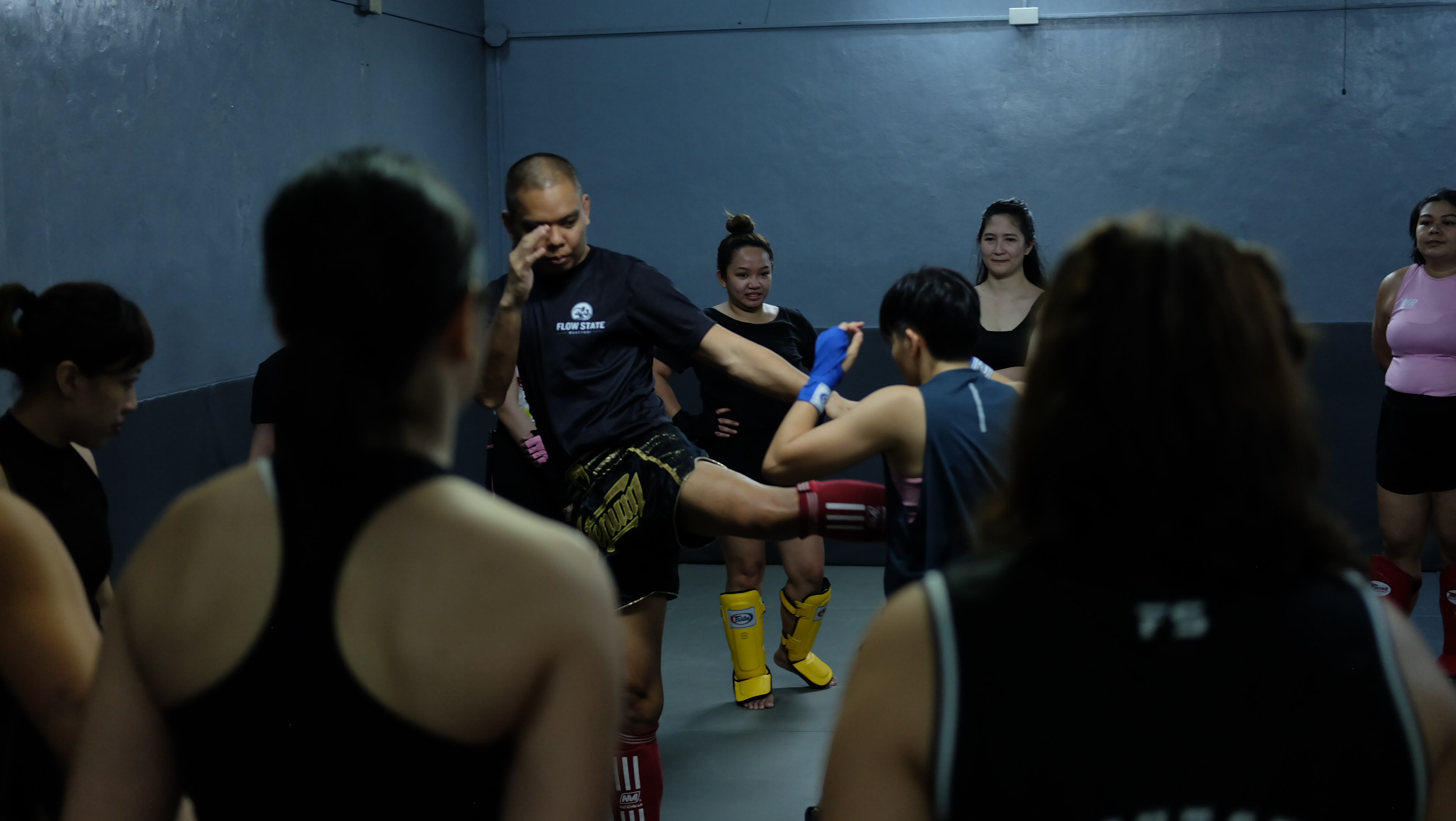 Training at Flow State Muay Thai